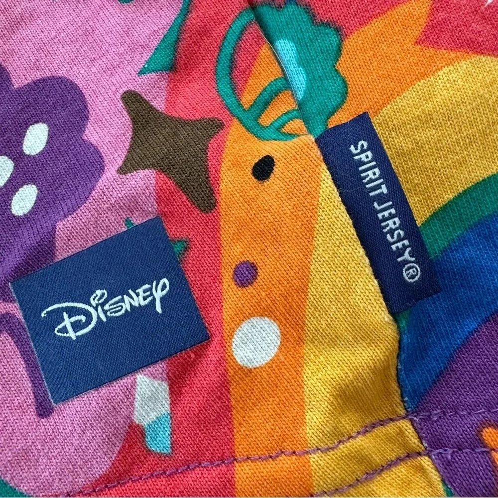 Disney Spirit Jersey Pet Dog Size XL Mickey Mouse Pride‎ Shirt Rainbow Parade